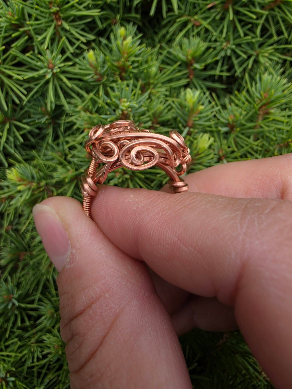 Opal eye ring