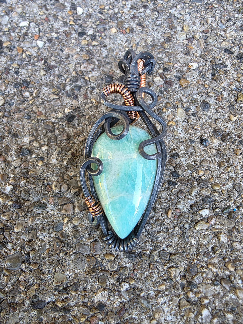 Larimar pendant