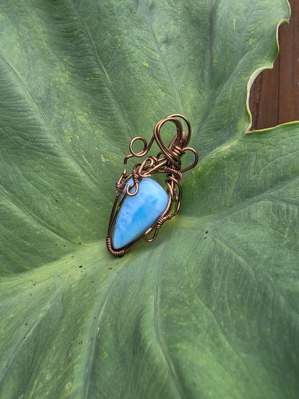Larimar pendant
