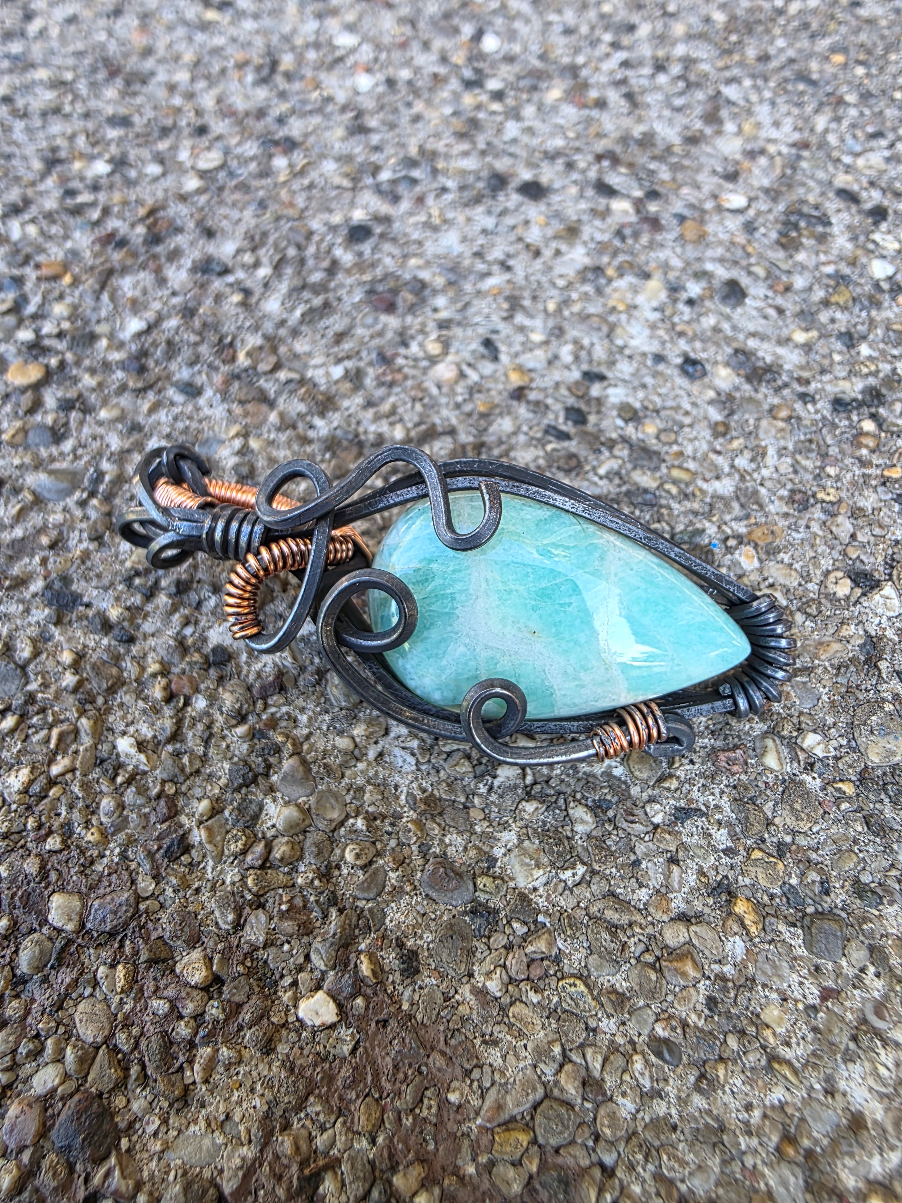 Larimar pendant