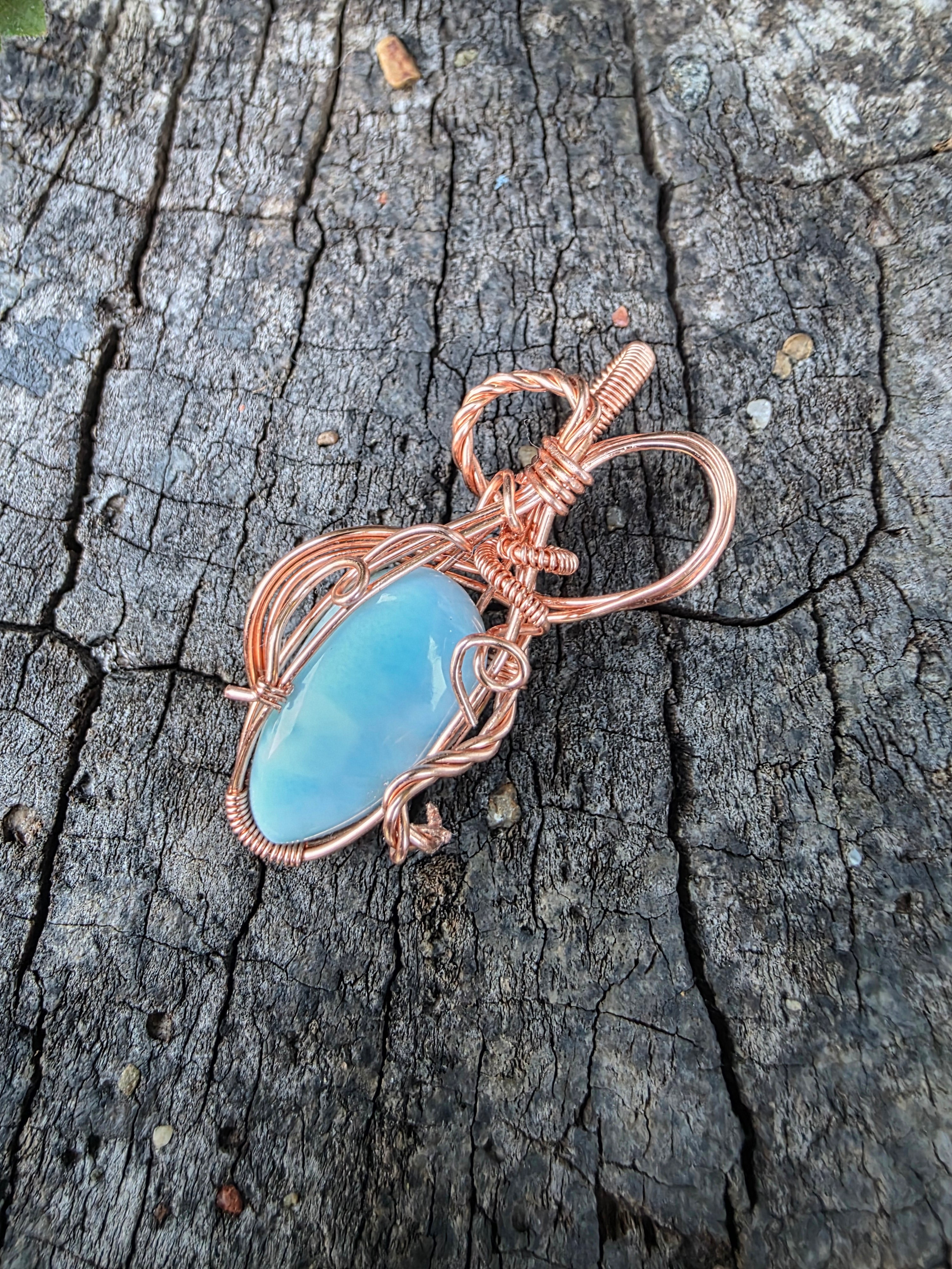 Larimar pendant