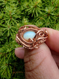 Opal eye ring