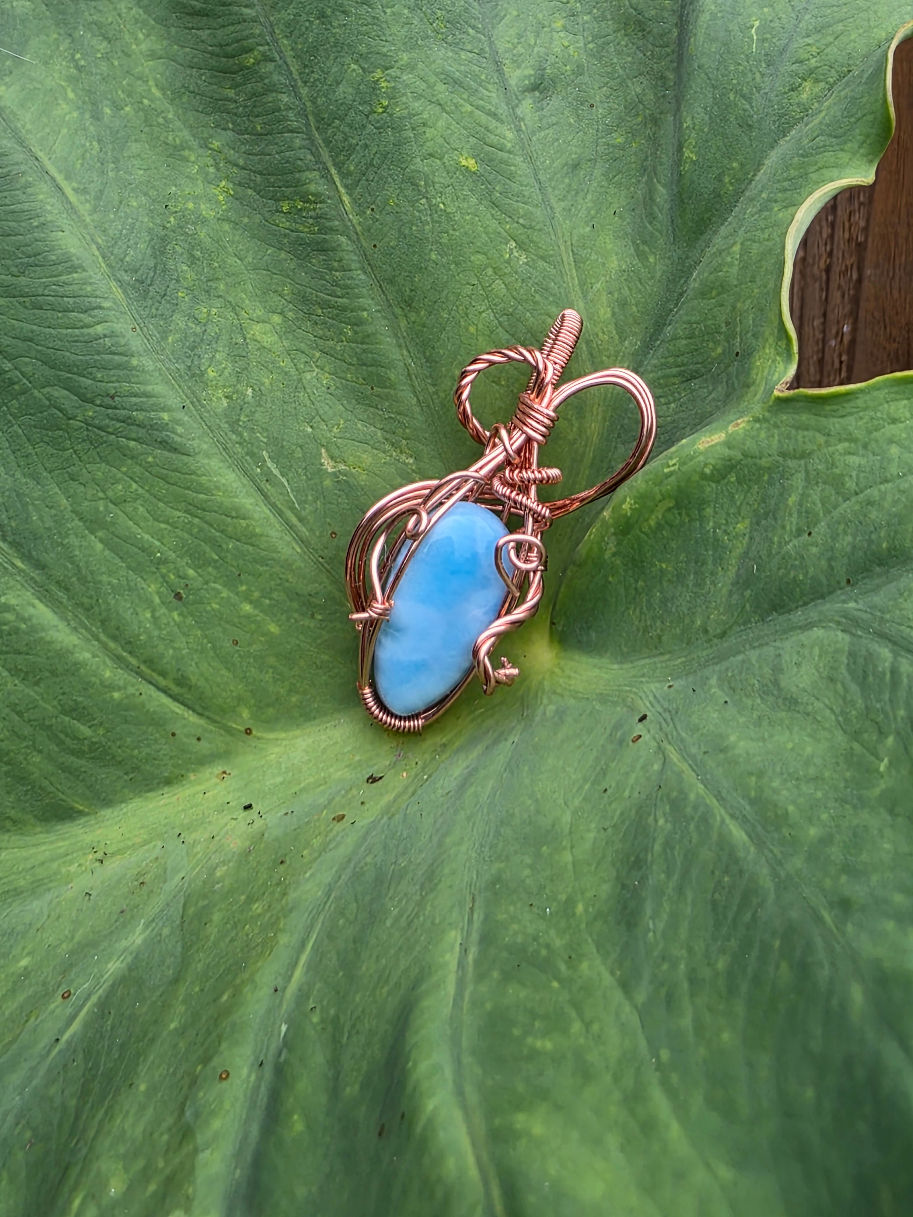 Larimar pendant