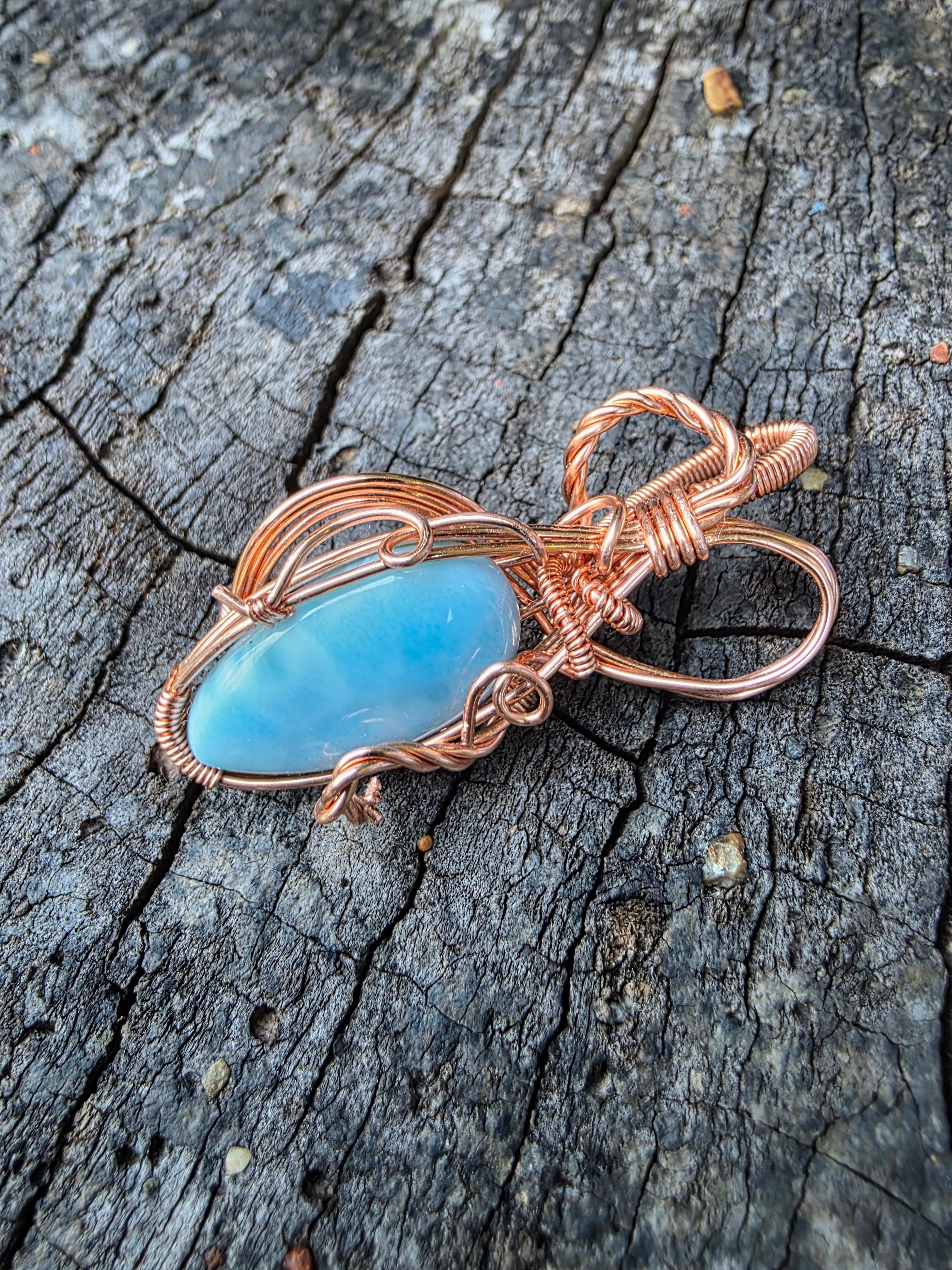 Larimar pendant